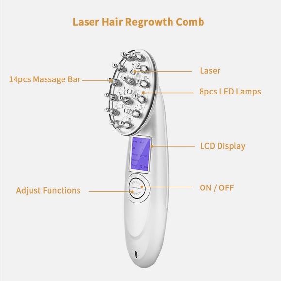Creation Of Beauty RF & Laser Hair Regrowth Comb (Rechargeable) - Picture 7 of 9